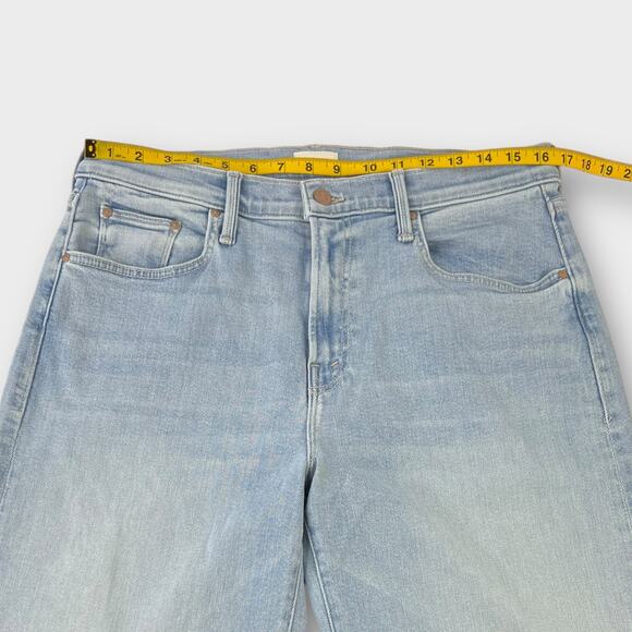 MOTHER The Mid Rise Rambler Zip Ankle in Balls in Your Court Size 33 - Picture 8 of 9